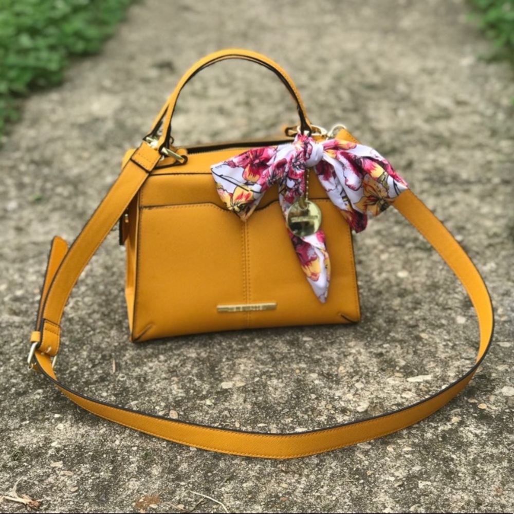 Small Steve Madden Mustard Crossbody Bag